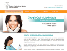 Tablet Screenshot of centromaxilofacialbarbier.com